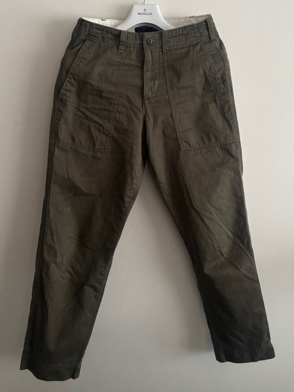 Abercrombie & Fitch Olive Green Fatigue Pants -- 28x30